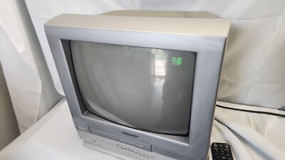Sharp Color TV with Built-in VHS Player - Model VT-14GH10