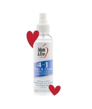 Adam & Eve 4-in-1 Pure & Clean Toy Cleaner, Fast-Acting Spray, Fresh Scent, 4 oz