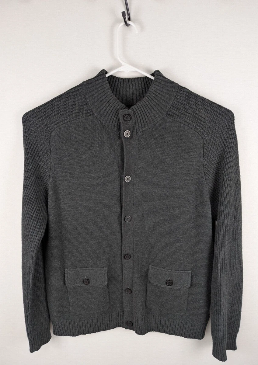 Pull Homme Marc Anthony - Laine Mérinos Et Cachemire, Nuances De Gris, Taille S - Neuf Avec étiquettes