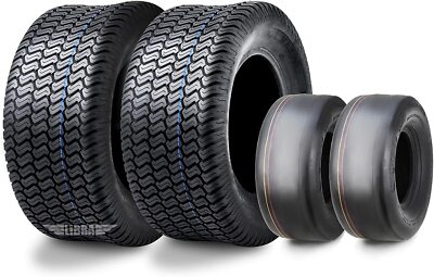 4 WANDA Zero-Turn Lawn Mower Turf Tires 11x4-5 & 16x6.50-8 /4PR -13204/13019