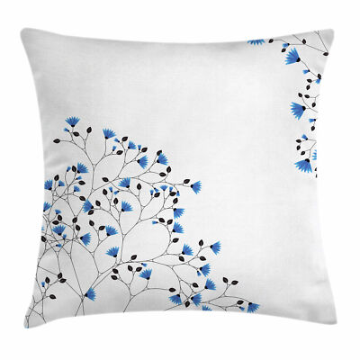 Kissenbezug Dekokissen für Sofa Vintage Blue Anemone Blanda