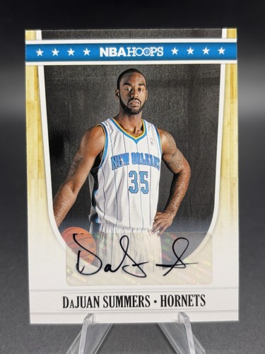 2011-12 Panini NBA Hoops AUTO #60 DaJuan Summers New Orleans Hornets