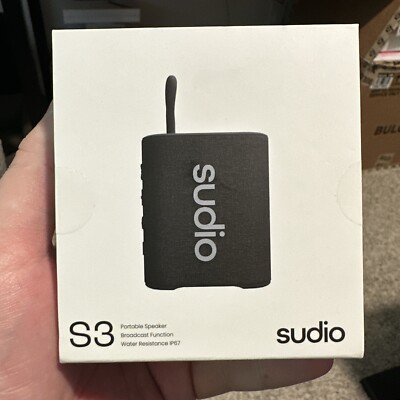 Sudio S3 Portable Bluetooth Speaker - Sealed