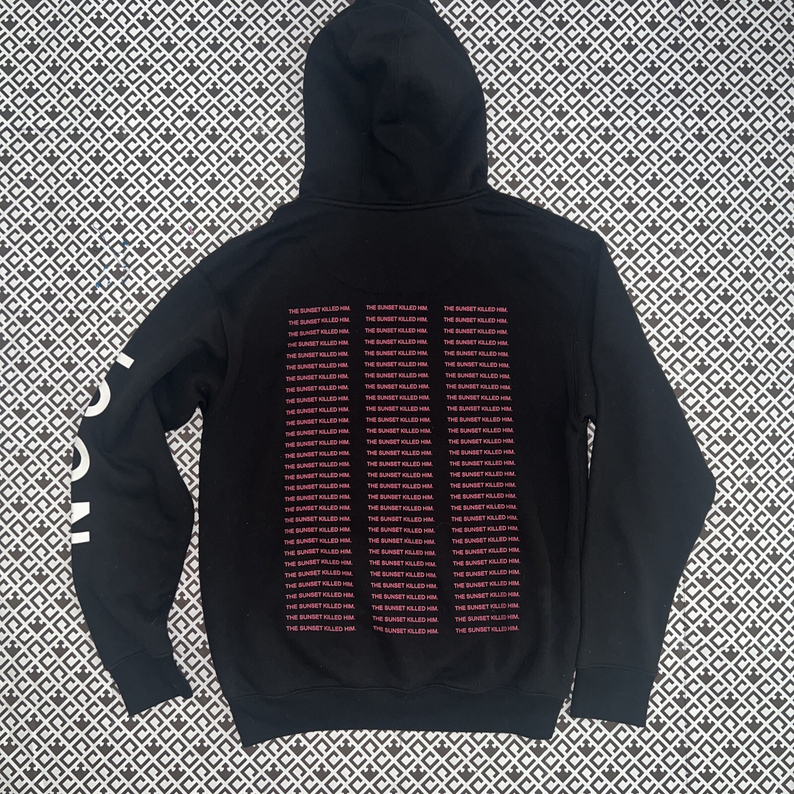 MSFTS Jaden Smith Mens M Syre A Beautiful Confusion Solid Black L/S Hoodie image 5