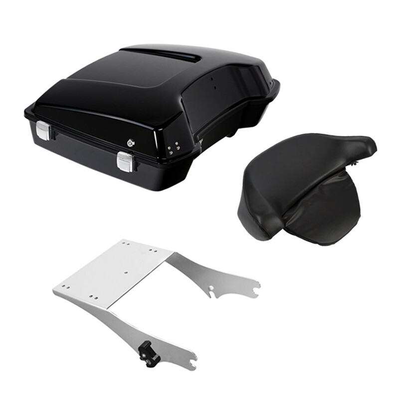 Razor Trunk Backrest Mount Rack Fit For Harley Road King Electra Glide 97-08