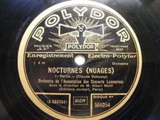 ALBERT WOLFF polydor 566054 2x78 Set DEBUSSY "Nocturnes" EX