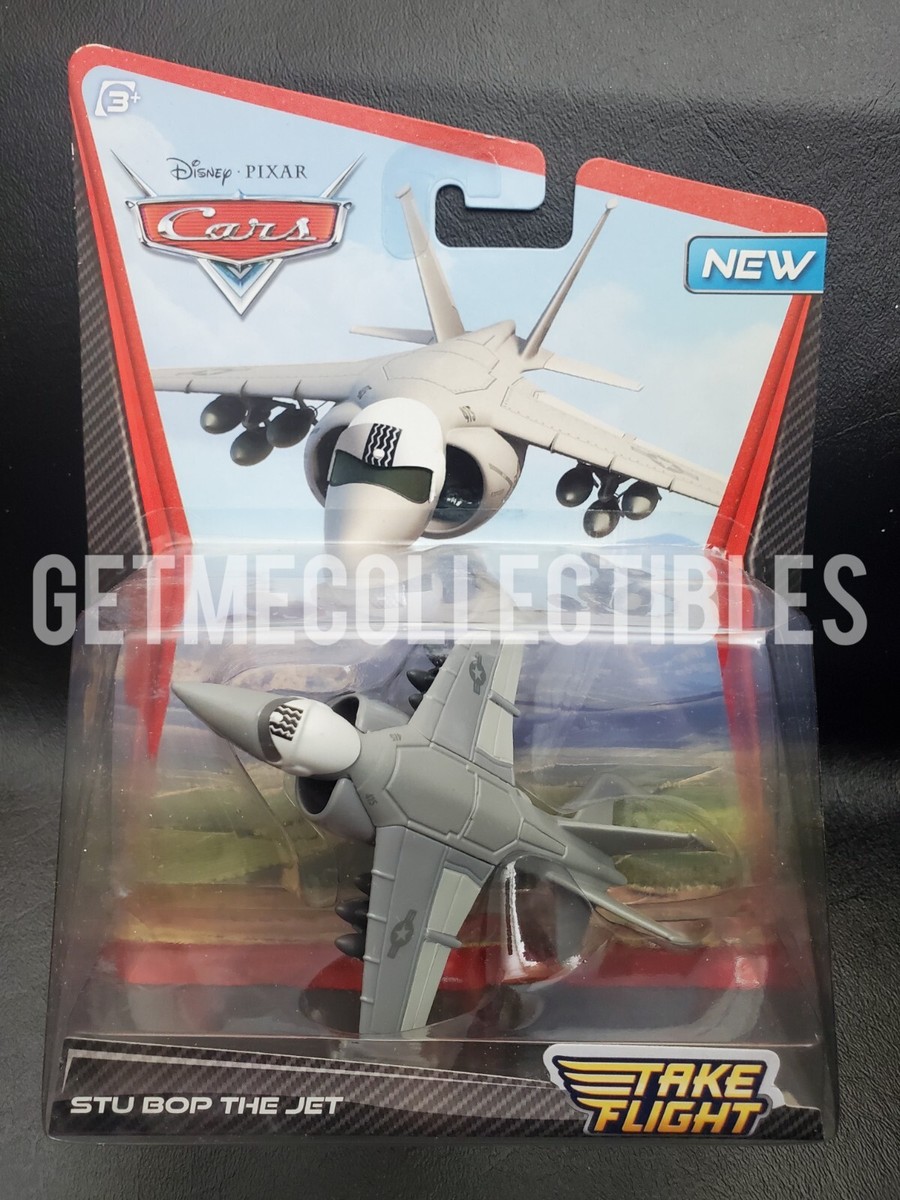 海外限定　Disney Cars DELUXE Stu Bop the jet Disney Pixar Cars Take Flight Deluxe Stu Bop The Jet | eBay