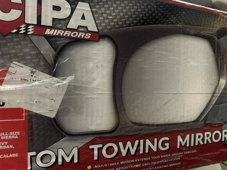 Espejos retrovisores de remolque personalizados CIPA 10800 para '00-'06 GMC Denali, Yukon y Cadillac Escalade Foto 4 de 4