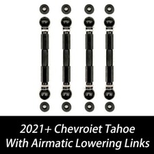 For 2021+ Chevrolet Tahoe SUV Adjustable Air Ride Suspension Lowering Links Kit
