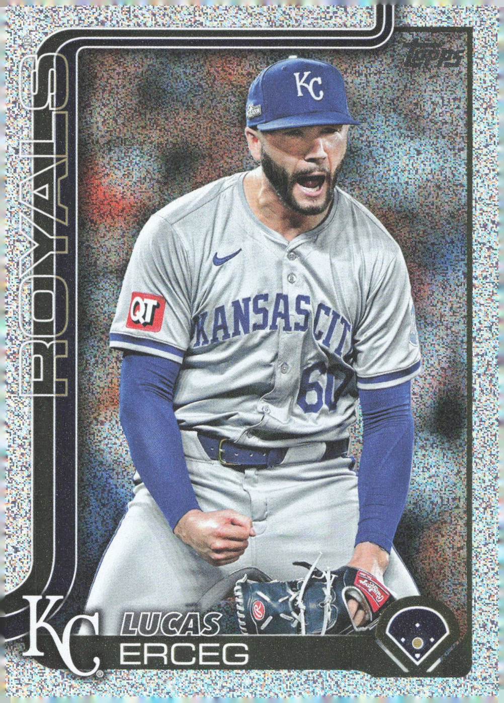2025 Topps Sand Glitter - #377 Lucas Erceg Royals