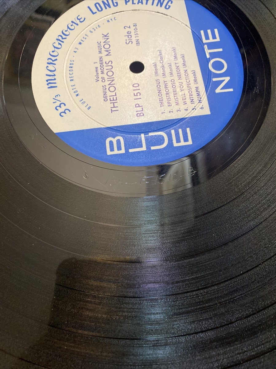 THELONIOUS MONK-GENIUS OF MODERN MUSIC VOLUME 1 blue note 1510 RVG