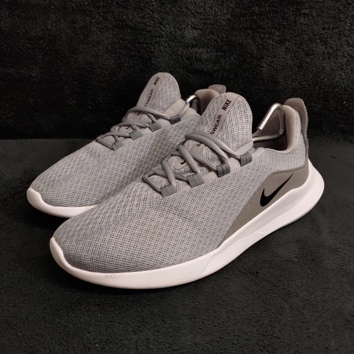 Ademen bladzijde verhaal Nike Viale AA2181-003 Wolf Grey Running Shoes Lace Up Low Top Men&#039;s  Size 8.5 US | eBay