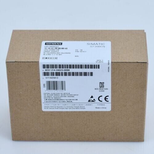 1 PZ Siemens 224XP 6ES7 214-2AD23-0XB8 6ES7214-2AD23-0XB8 Nuovo in scatola - Foto 1 di 8