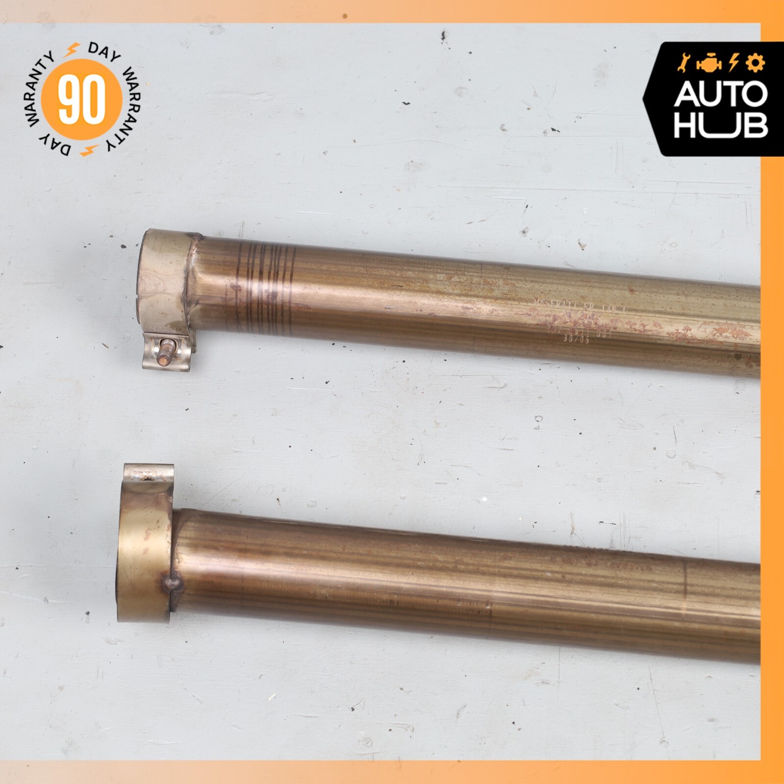 Maserati Quattroporte M139 Engine Exhaust Pipes Right & Left Set OEM 51k