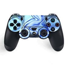 Skins Decal Wrap for PS4 / PS4 Pro Controller - Blue Marble Rocks Glass