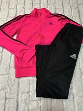 Adidas Lot Girls Kids Track Jacket Pants Large 14