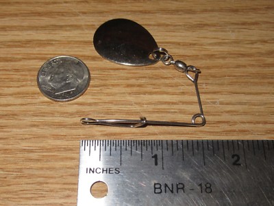 10 JIG SPINNERS SIZE 3 NICKEL CHROME FISHING LURE SPINNER COLORADO BLADE