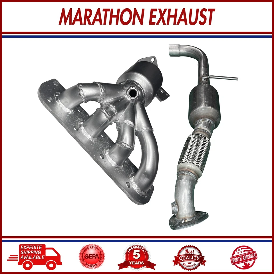 Catalytic Set for 11-14 Chevrolet Volt/14-15 Cadillac ELR 1.4L Front + Rear NEW - Image 4 of 4