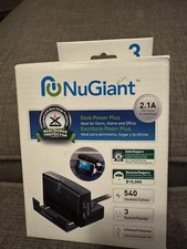 3 Outlet  2 USB NuGiant Power Hub - Surge Protector - Model S9NC01RBC3