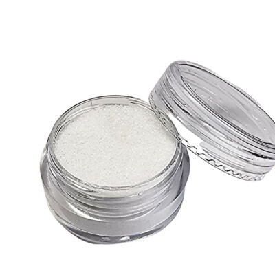 Feines Glitzer Puder Weiß 3,5g 0,2mm Pulver Sugar Nr.01 Glitterstaub Nail Art