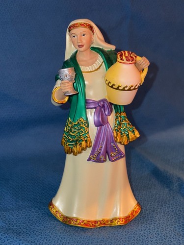 Thomas Kinkade Hawthorne Village Jeweled Nativity Innkeeper's Wife Figurine