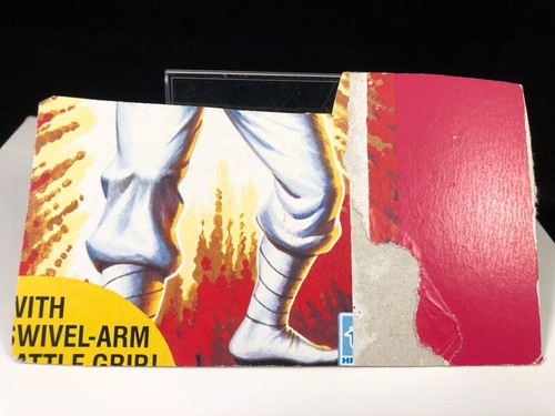 1983 Hasbro G.I. Joe: A Real American Hero Cobra Ninja STORM SHADOW File Card - Imagen 2 de 2