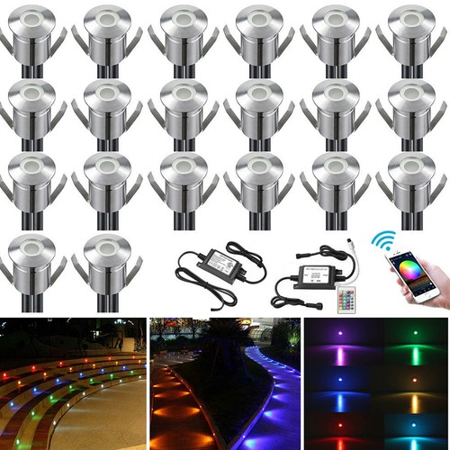 1-30er Set WIFI Kontroller RGB LED Einbaustrahler Terrasse Einbauleuchte Küche - Bild 14 von 17