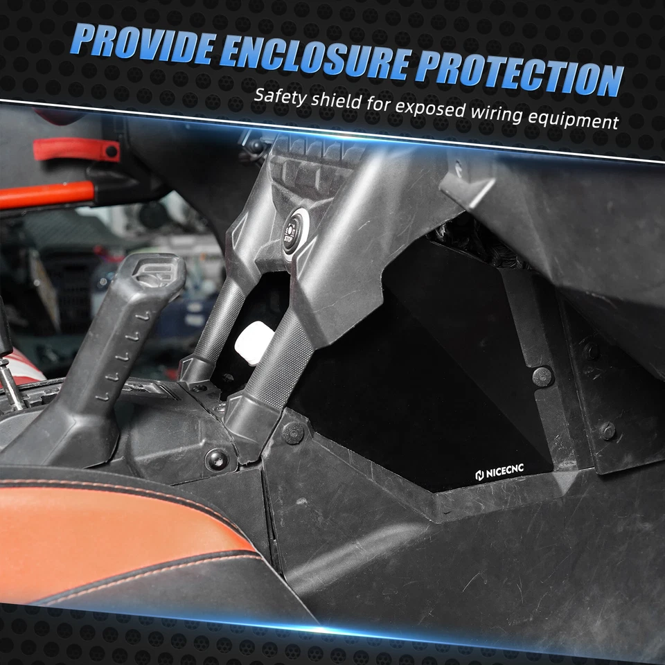 Consola central con panel de guantera NICECNC para Can-Am Maverick X3 900 HO 4x4 2018 Foto 3 de 4