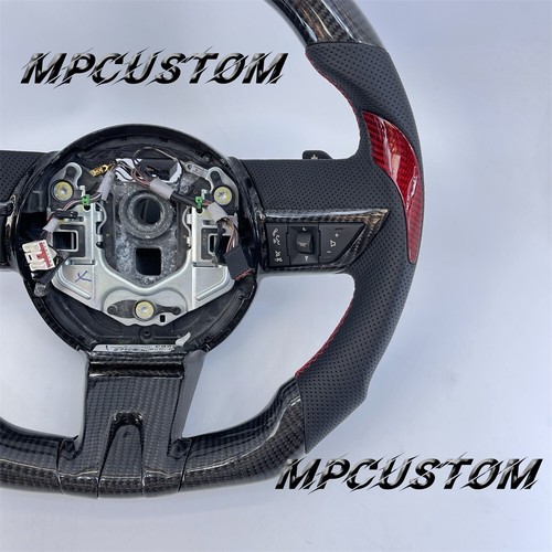 Fit For Chevrolet Camaro SS ZL1 2010 2011 Black Carbon Fiber Steering Wheel - Bild 6 von 6