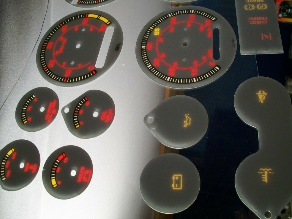 Fits 19821988 S10 Blazer White Face Glow Through Gauges 85mph w