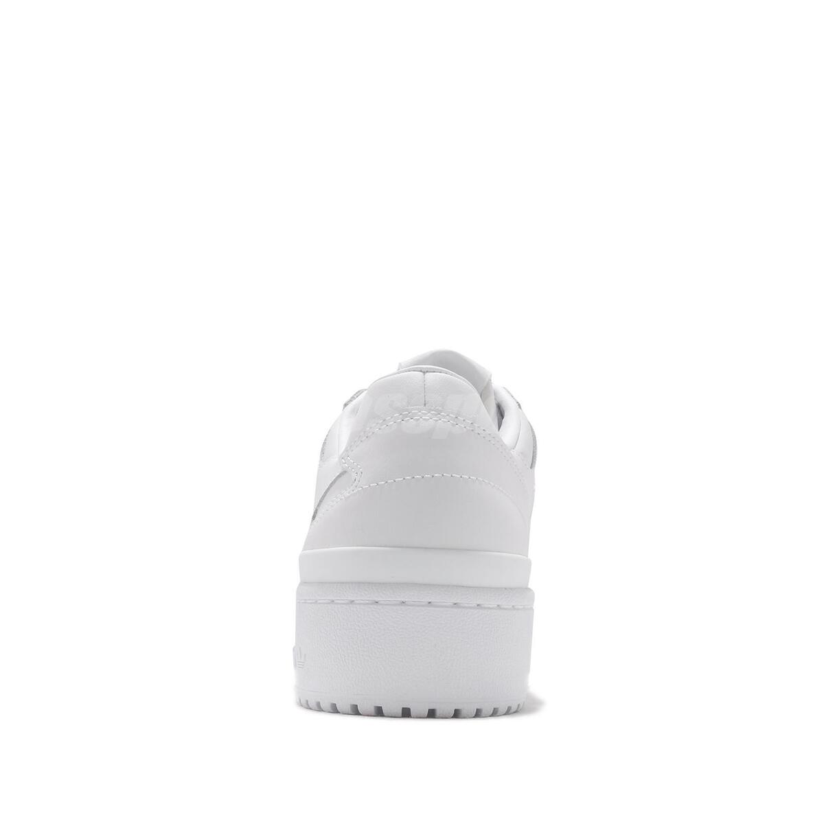 adidas originals forum bold trainers in white with neutral tones