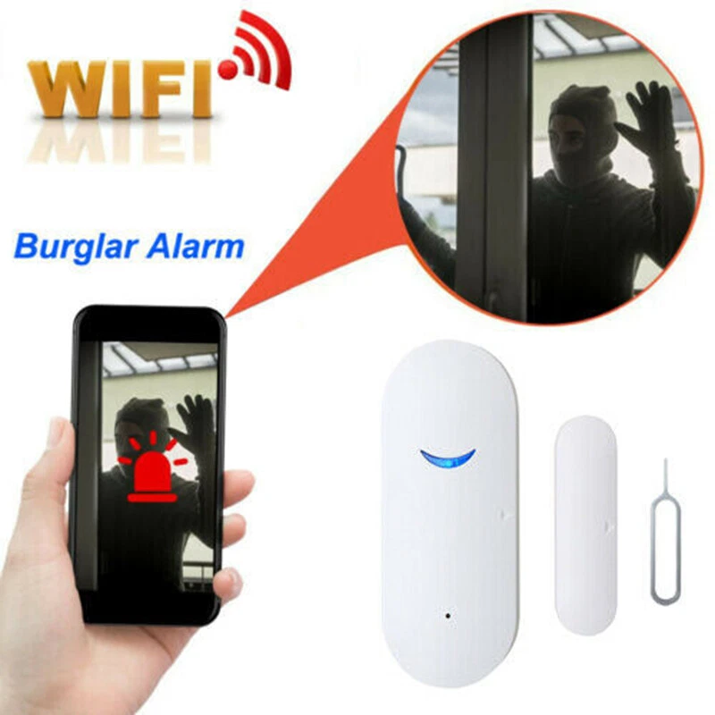 Smart Wi-Fi Home Window Door Security Alarm Sensor System Alexa Google Tuya App - Image 2 of 4