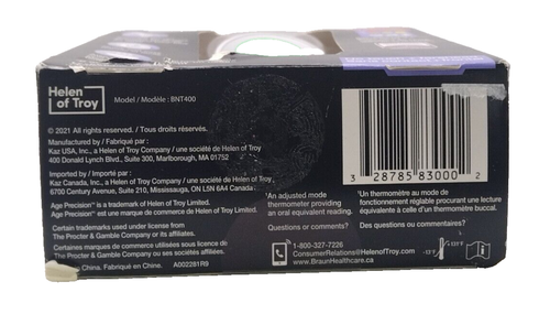 Braun No Touch Forehead Thermometer BNT400 with Age Precision as imaged - Picture 5 of 5