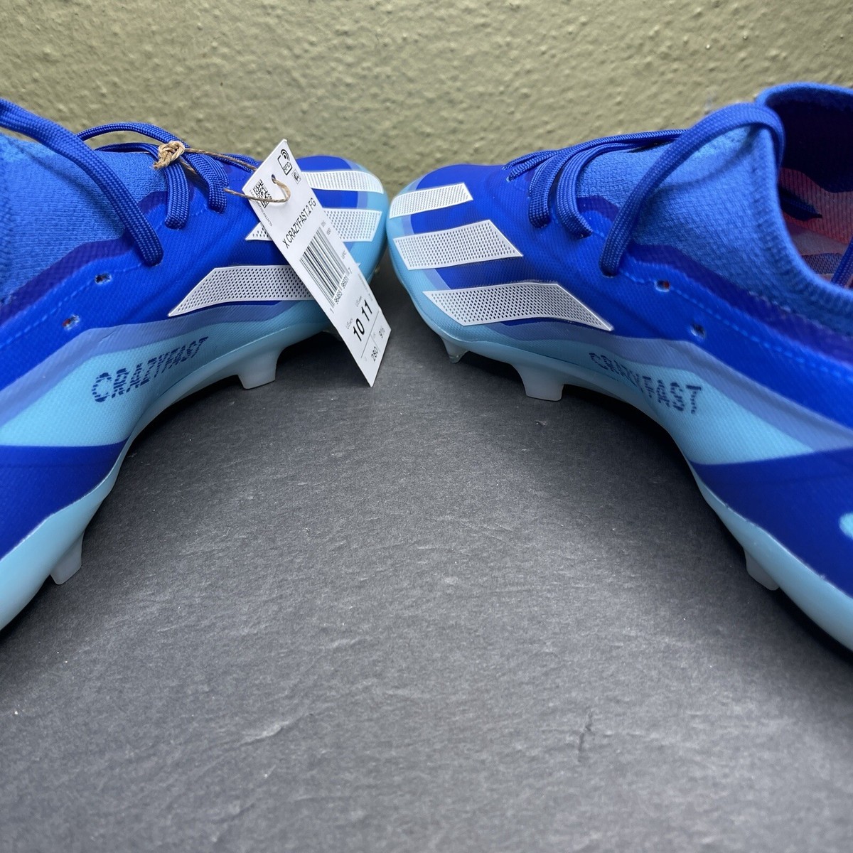 ADIDAS X Crazyfast.2 FG Soccer Cleats Mens 10 Blue‎ White ff3ab6decaab.jpg?width=3840&  main image 4
