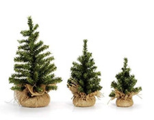 Mini 8in Christmas Tree- 4 Pack