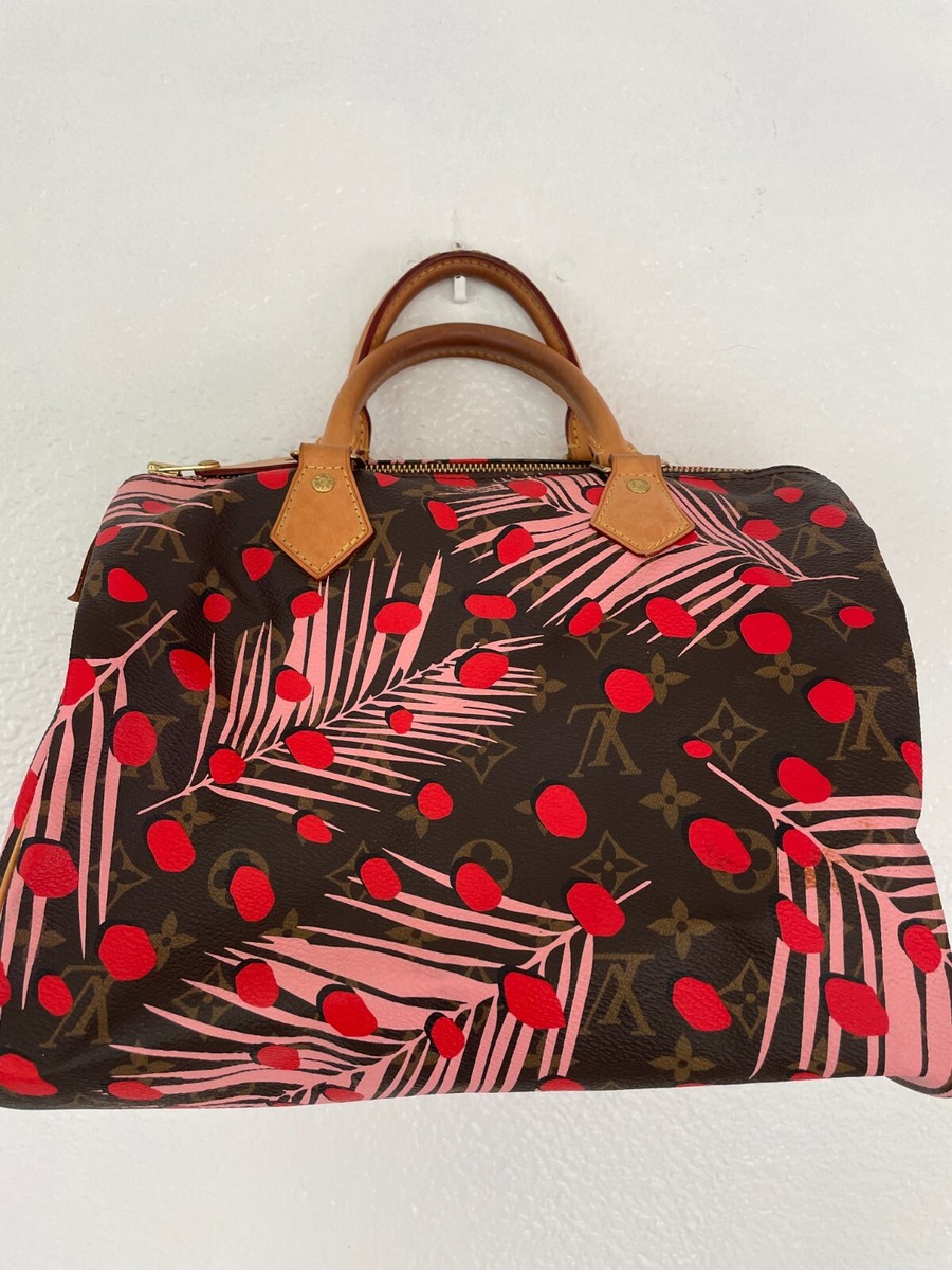 Authentic Louis Vuitton Purse Speedy 30 Palm Springs Jungle