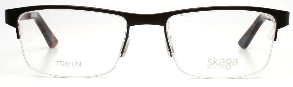 SKAGA 2573-U OLJAN 201 Brown Mens Rectangle Full Rim 
