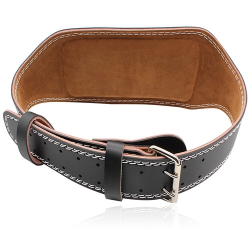 Back Support Weightlifting PU Leather Bodybuilding Weight Lifting Belt - Picture 16 of 28