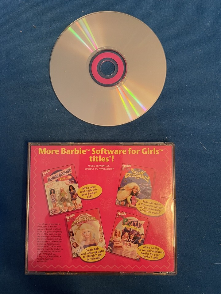 Barbie Cool Looks Fashion Designer CD-ROM (PC, 1997) 74299177682| eBay