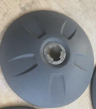 used FlowBelow Aero Wheel Cover Panel Gray WCC-100 Tractor Hub Cap Replacement