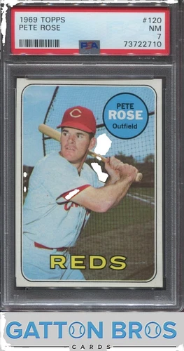 Topps Pete Rose Baseball 1969 Season Sports Trading Cards & Accessories
