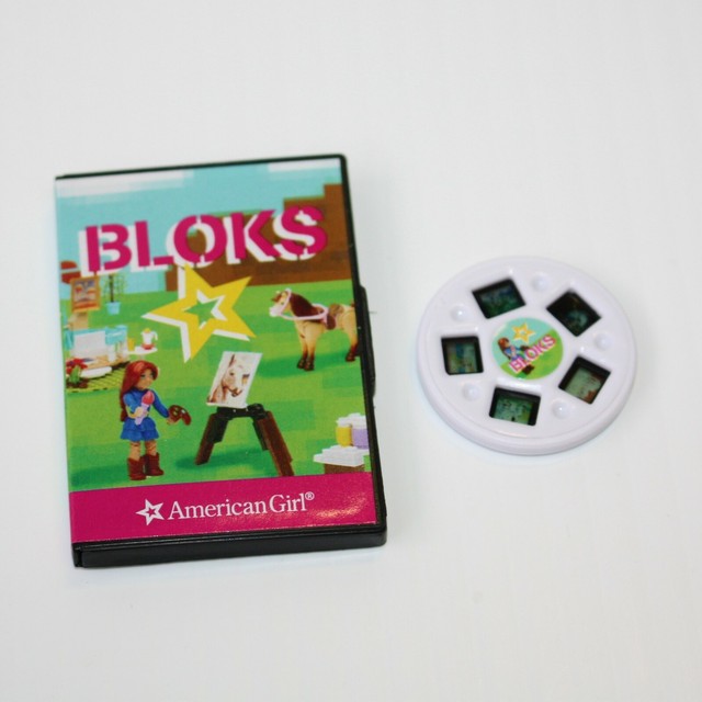 American Girl 2018 Xbox Gaming Set Pretend Bloks Game Disc & Case for