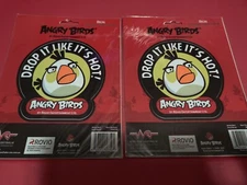 ANGRY BIRDS-WHITE BIRD VINYL DECAL LOT OF 2 ROVIO