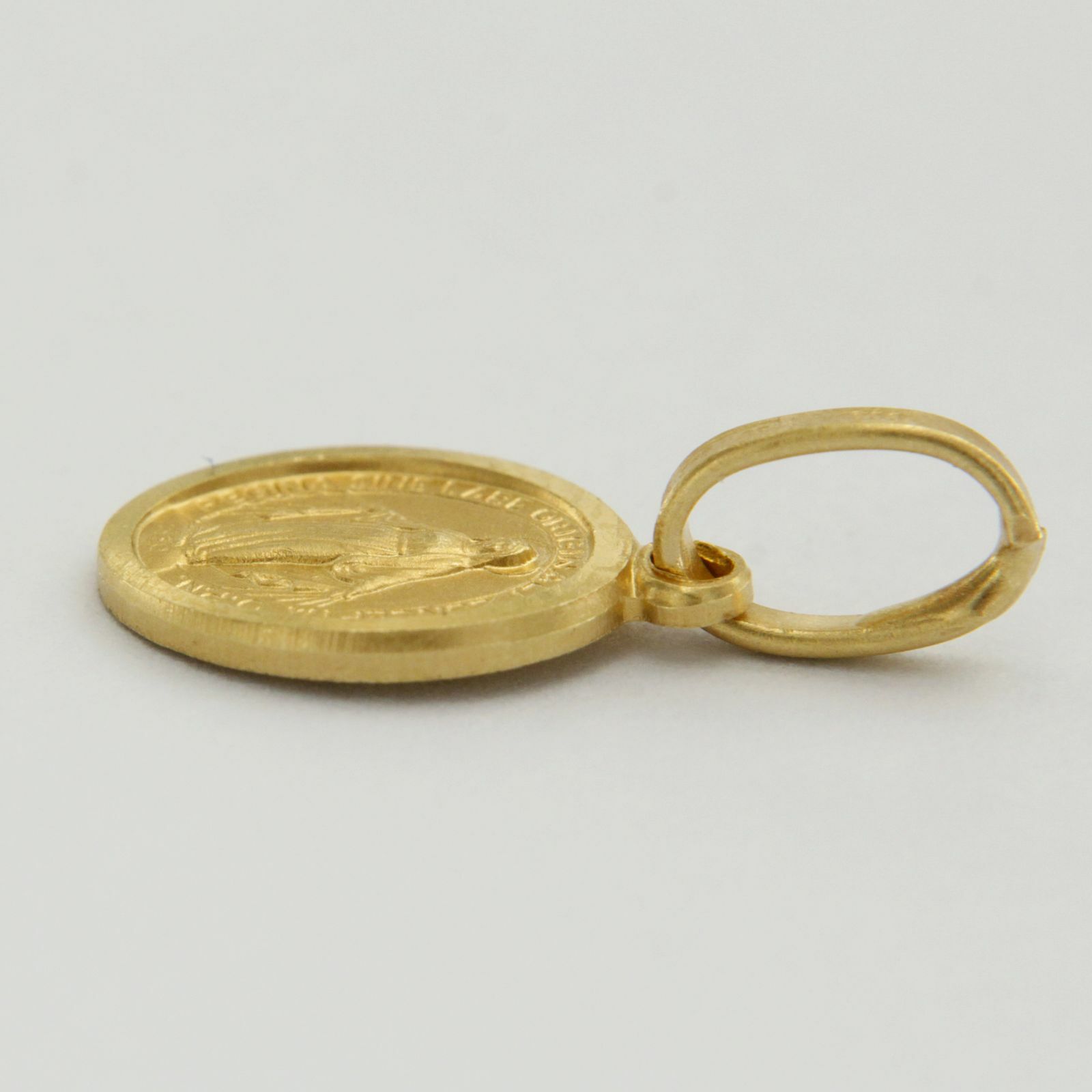 medaglietta madonna miracolosa in oro giallo