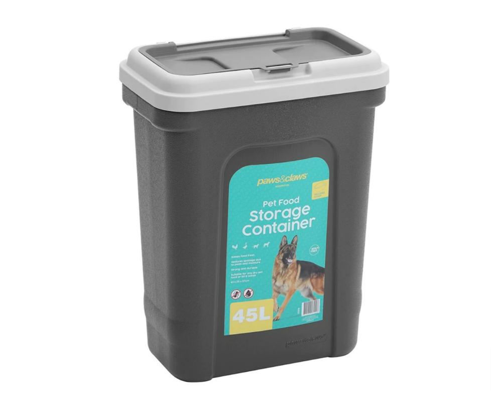 Paws N Claws Extra Large Pet Food Storer Storage Container With Scoop ...