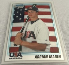 2010 Bowman Chrome Draft Baseball Adrian Marin USA Baseball 1st Bowman #BDPP102