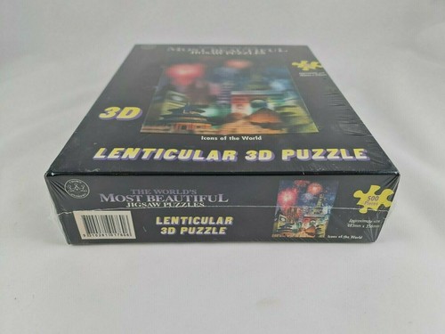New - Icons of the World Lenticular 3D Jigsaw Puzzle 500 Pieces Crown & Andrews - Bild 3 von 6