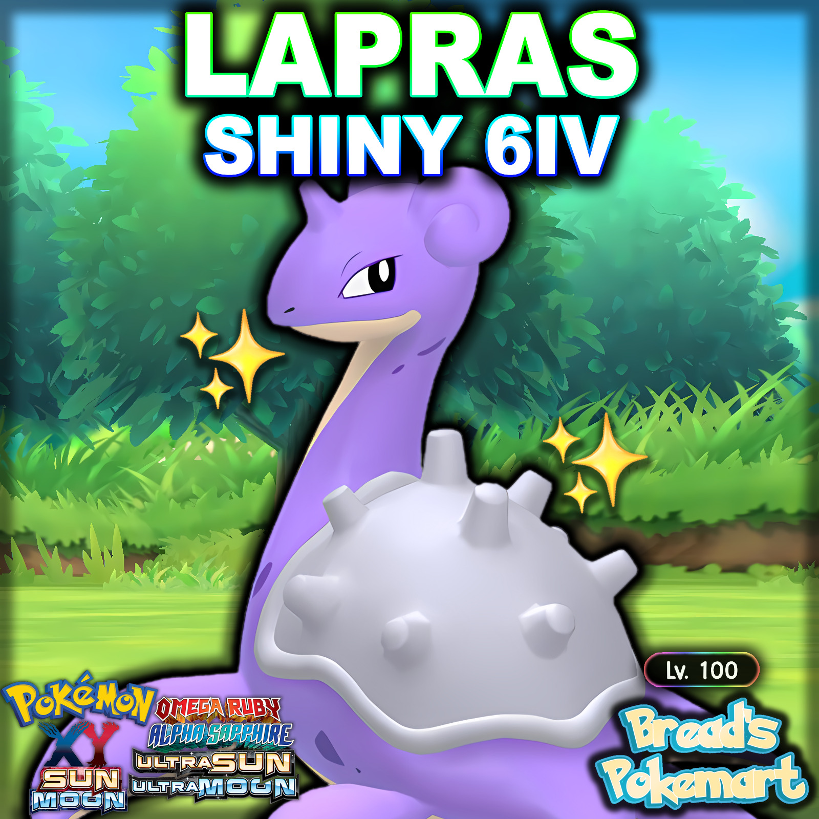 Shiny Aerodactyl / Pokemon Let's Go / 6IV Pokemon / Shiny