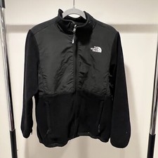 Youth The North Face Jacket Girls Sz XL-18 Denali Fleece Polartec Full Zip Black