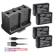 Kastar Battery Quadruple Charger for Canon EOS 100D, EOS M, EOS M2, EOS M10